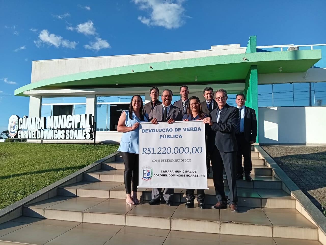 Câmara Muncipal Devolve 1.220.000,00 ao Executivo Municipal