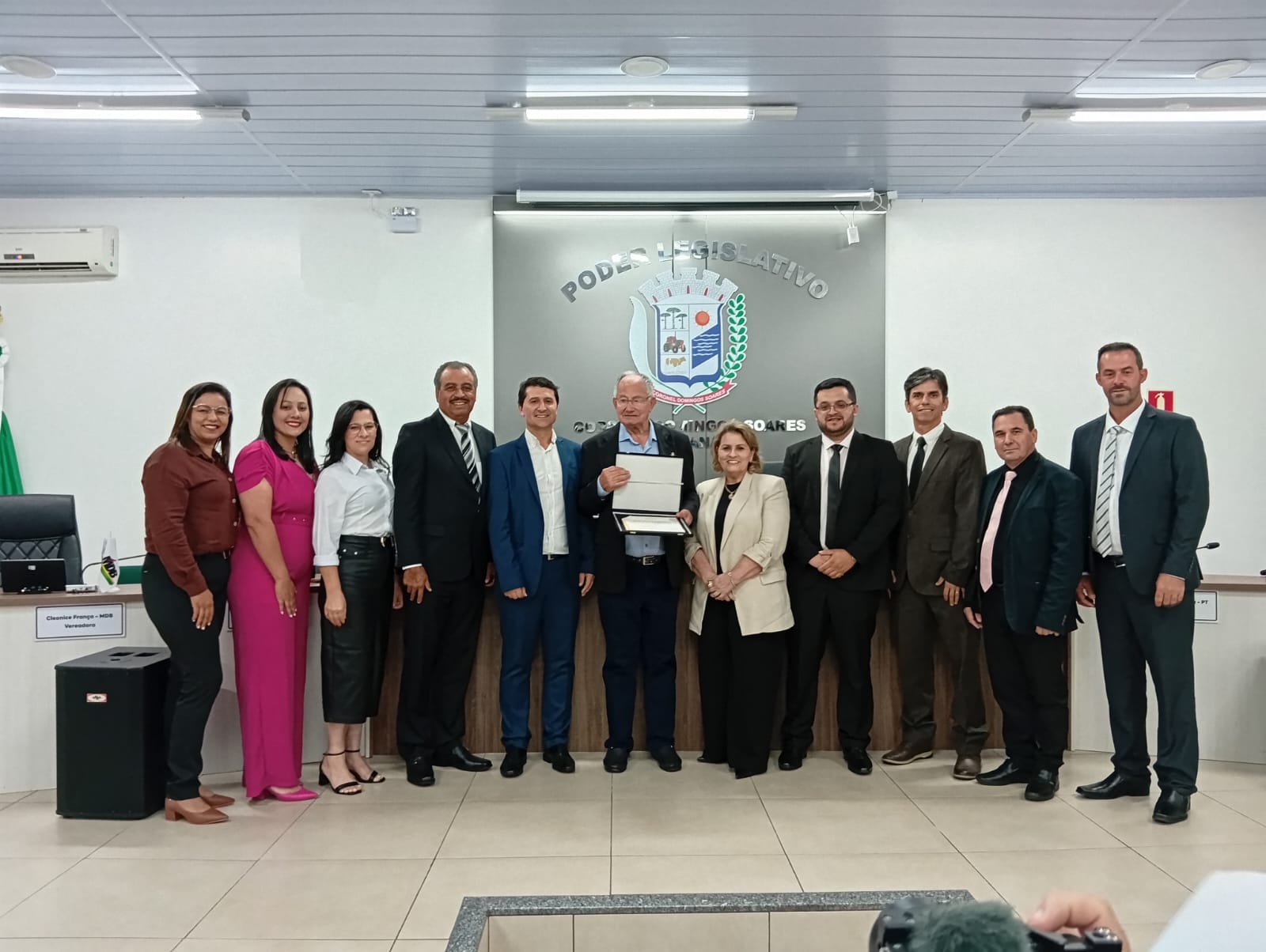 Entrega de Título de Cidadão Honorário 