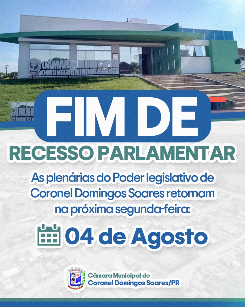 FIM DE RECESSO PARLAMENTAR 